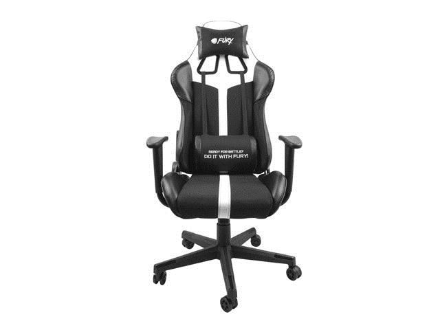 FURY GAMING CHAIR AVENGER XL BLACK AND WHITE_1