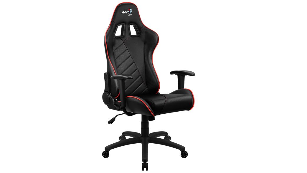 Aerocool AC110 AIR Universal gaming chair Padded seat Black,Red_4