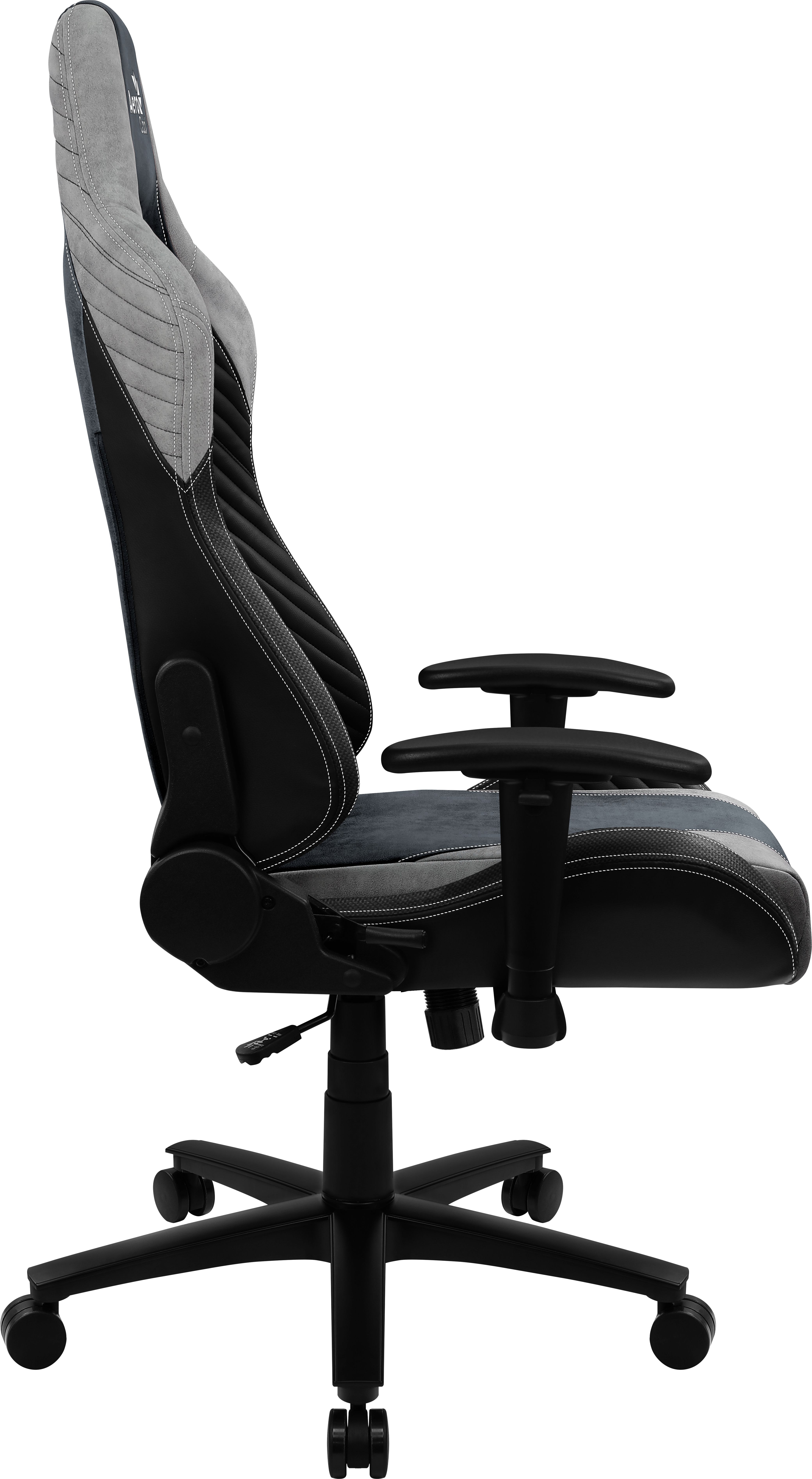 Aerocool BARON AeroSuede Universal gaming chair Blue, Grey_5