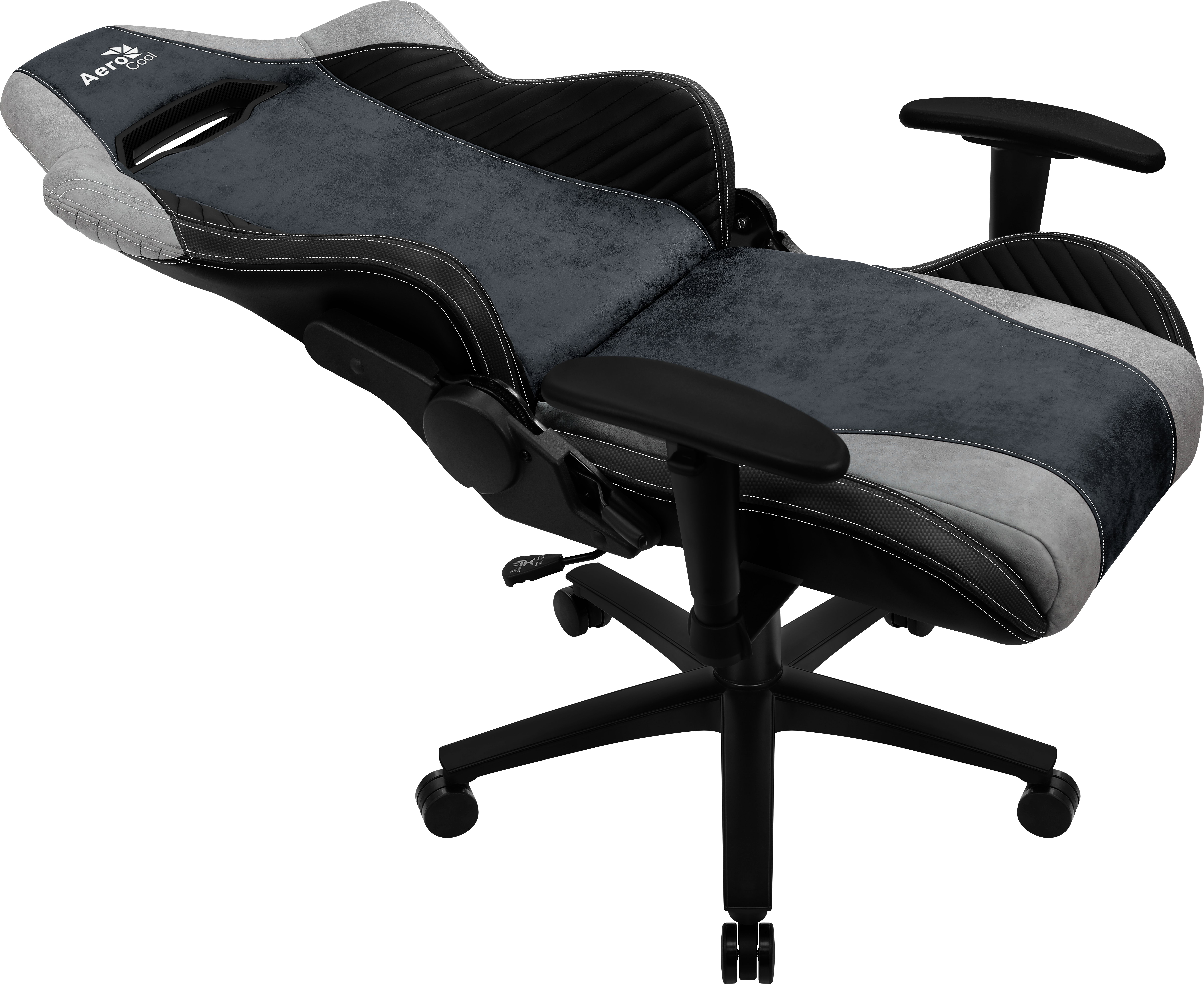 Aerocool BARON AeroSuede Universal gaming chair Blue, Grey_6