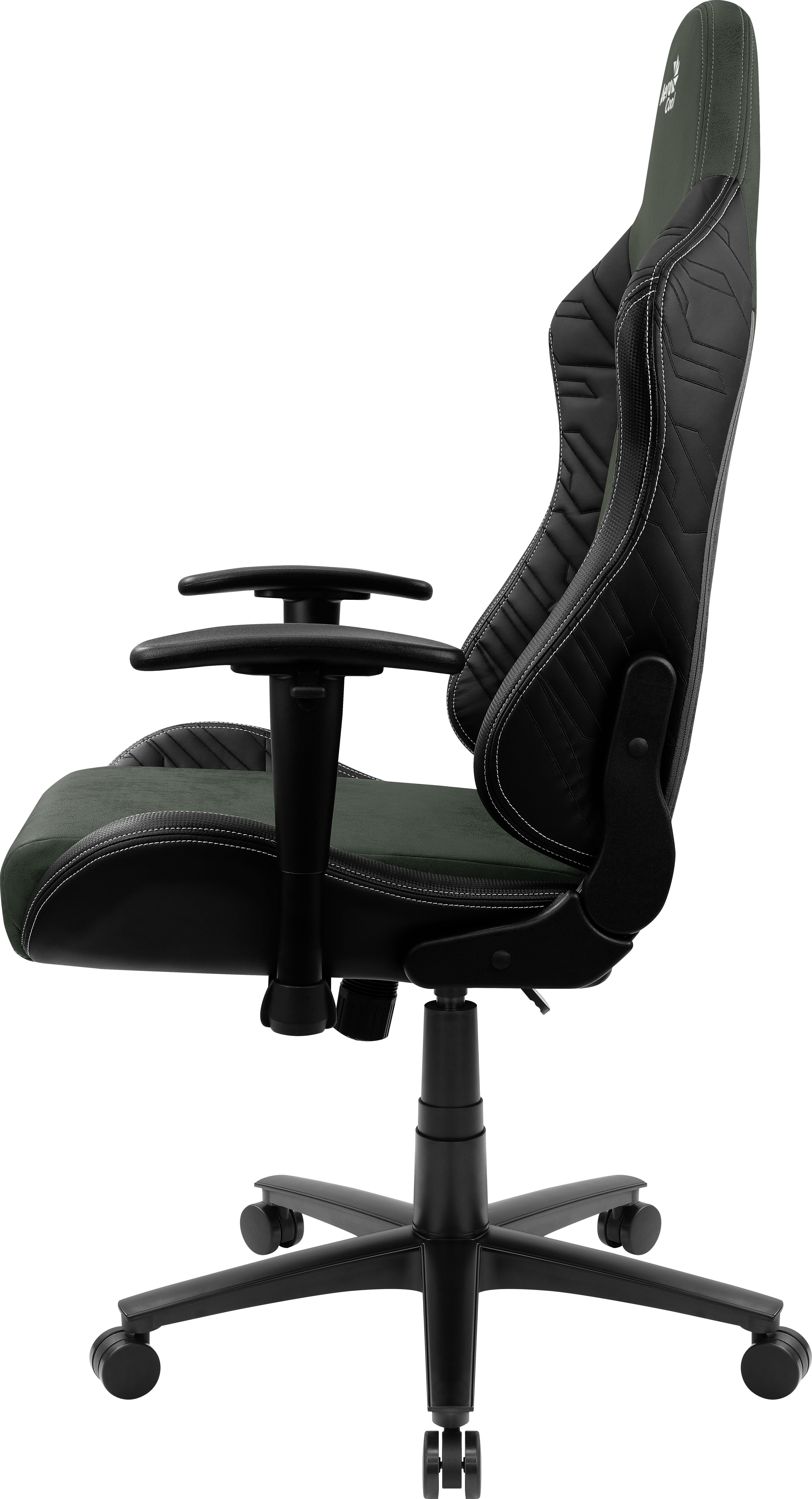 Aerocool KNIGHT AeroSuede Universal gaming chair Black, Green_4