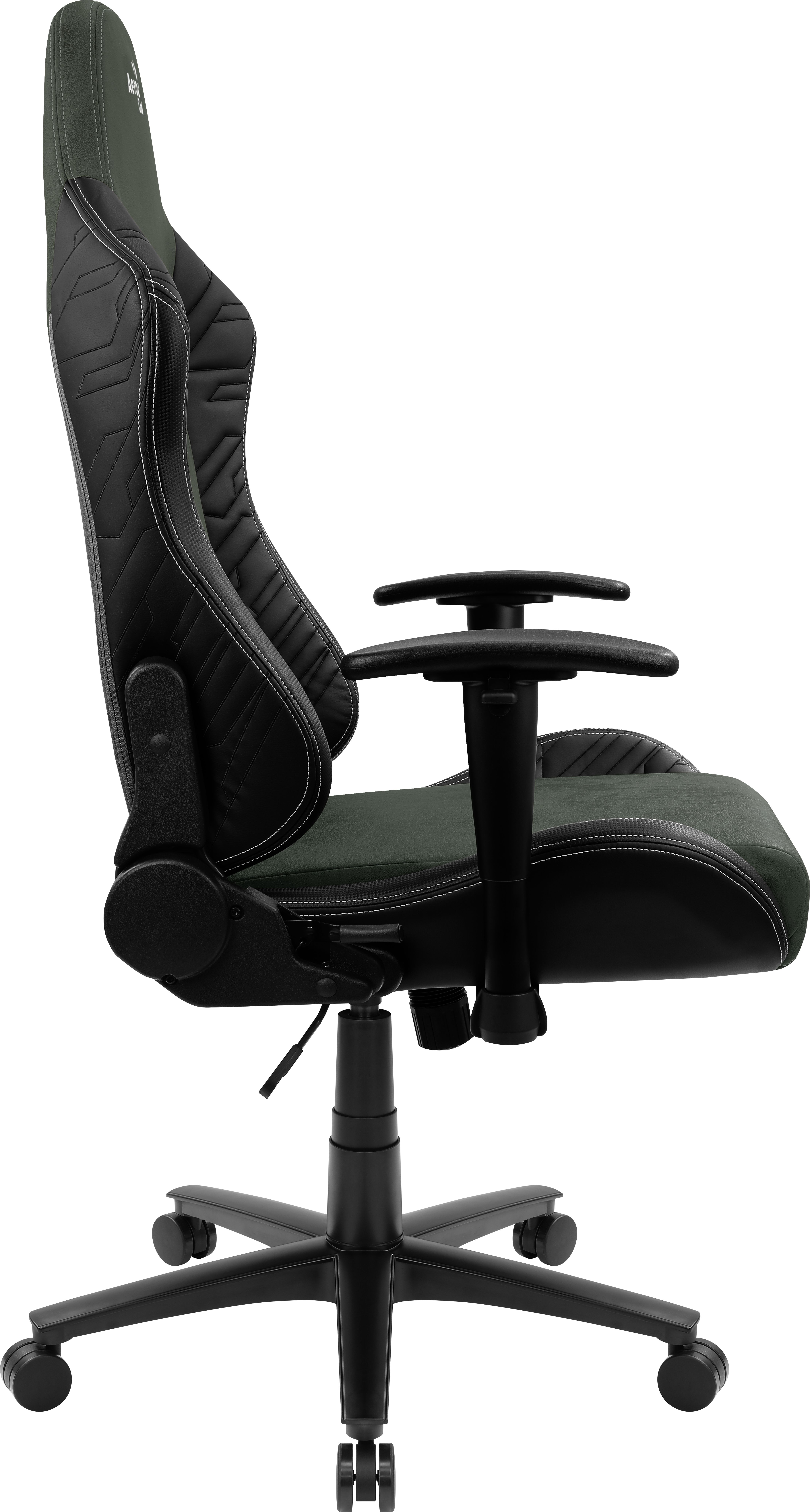Aerocool KNIGHT AeroSuede Universal gaming chair Black, Green_5