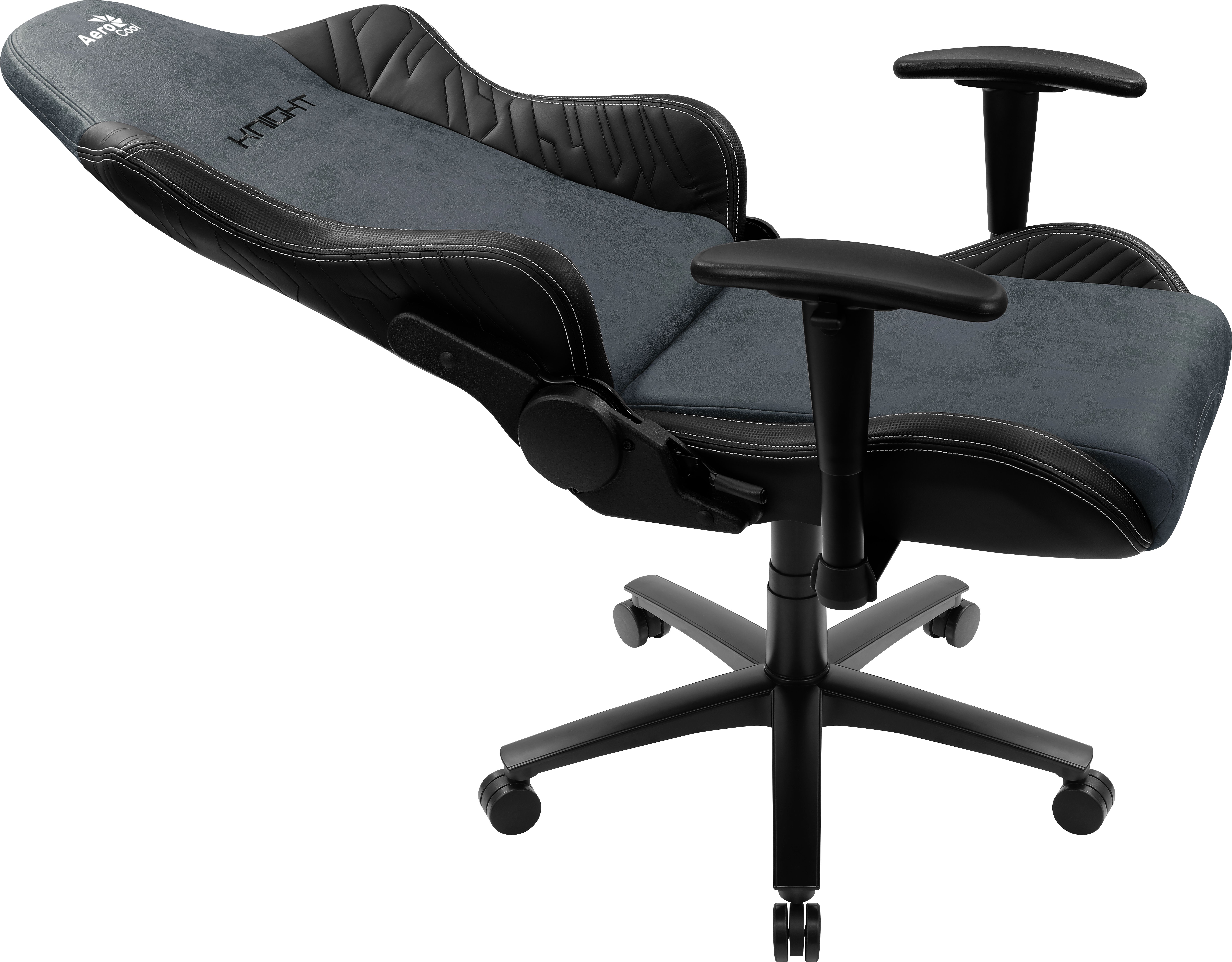 Aerocool KNIGHT AeroSuede Universal gaming chair Black, Blue_6