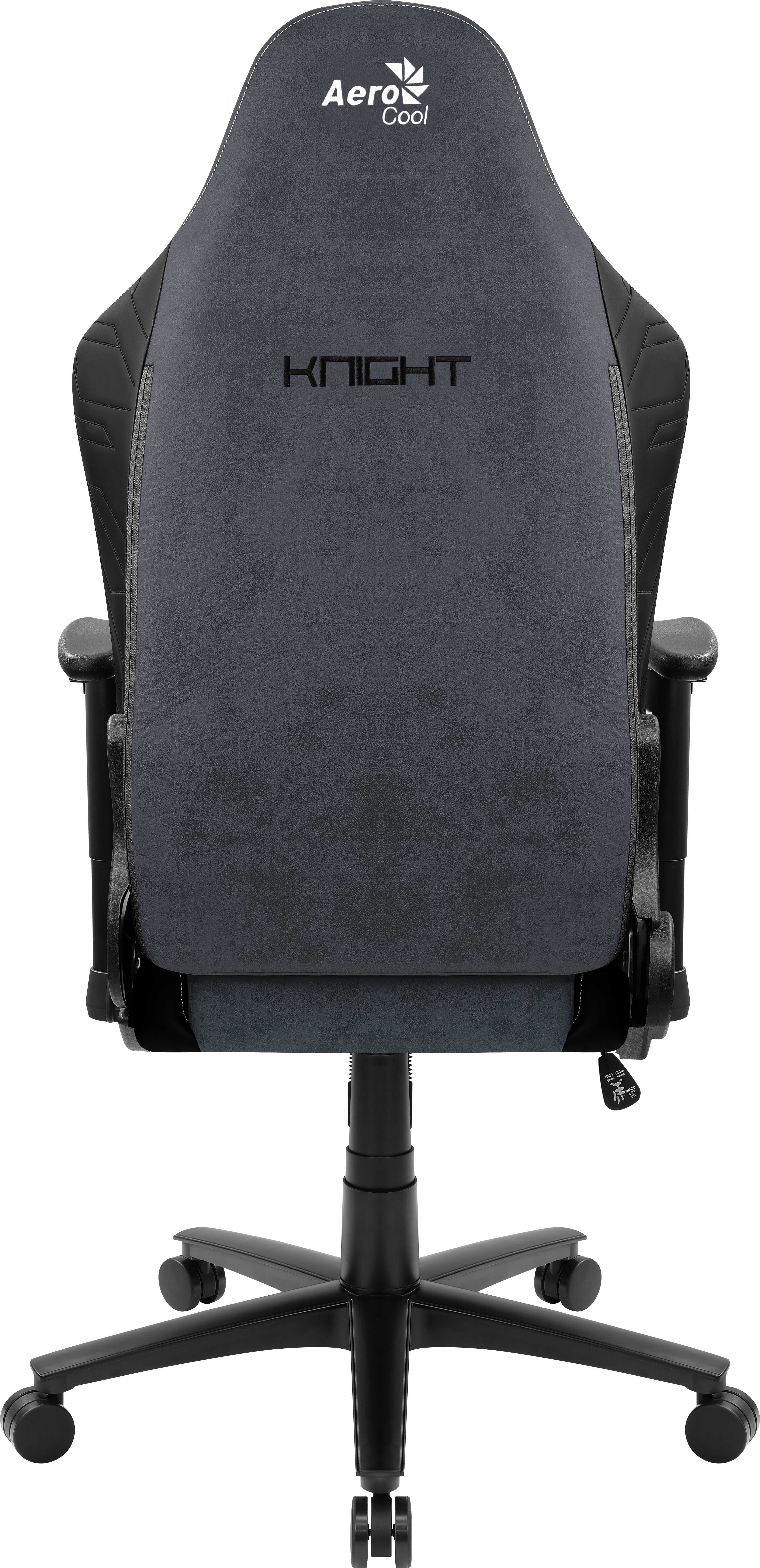 Aerocool KNIGHT AeroSuede Universal gaming chair Black, Blue_7