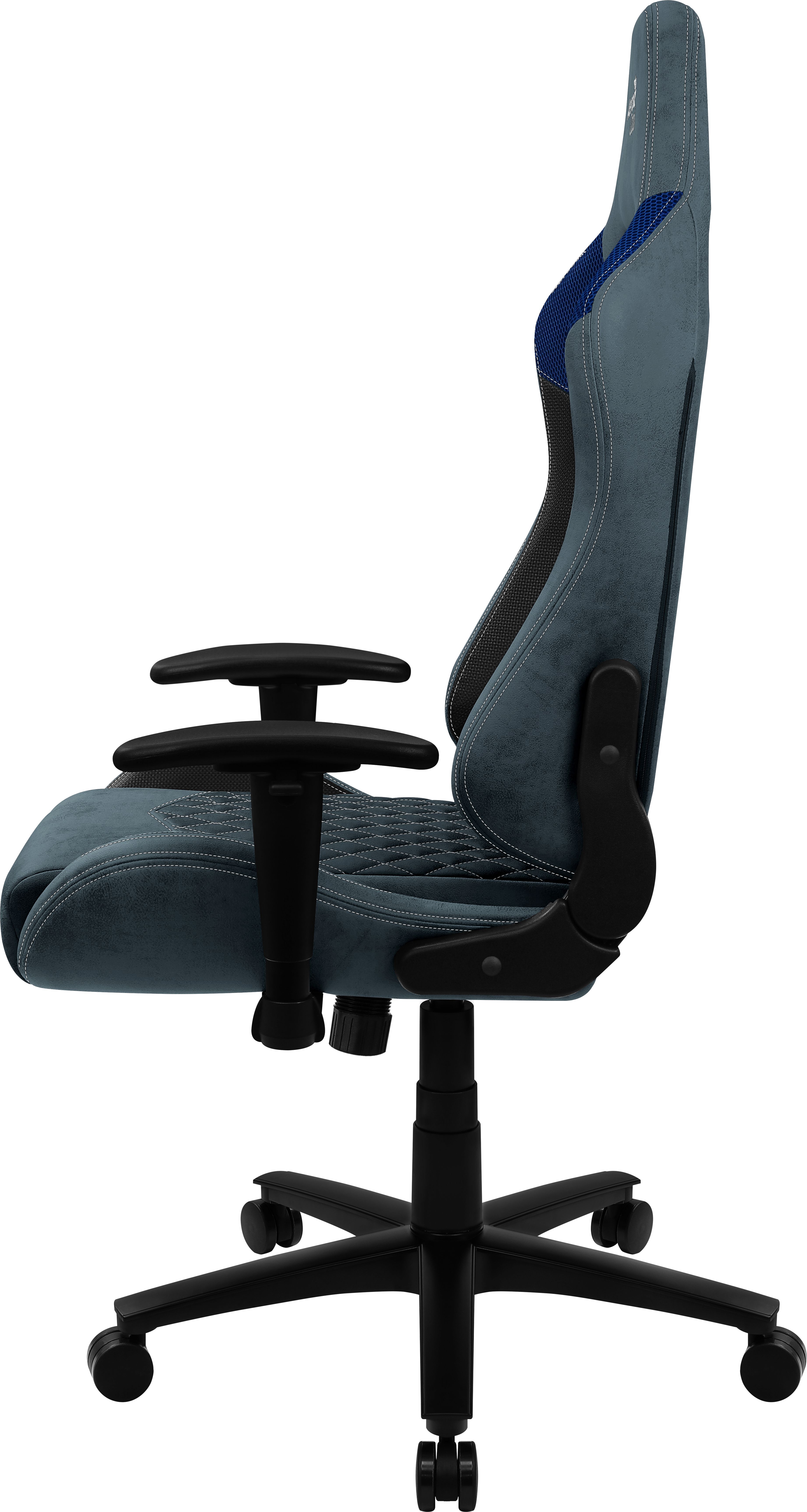Aerocool DUKE AeroSuede Universal gaming chair Black,Blue_4