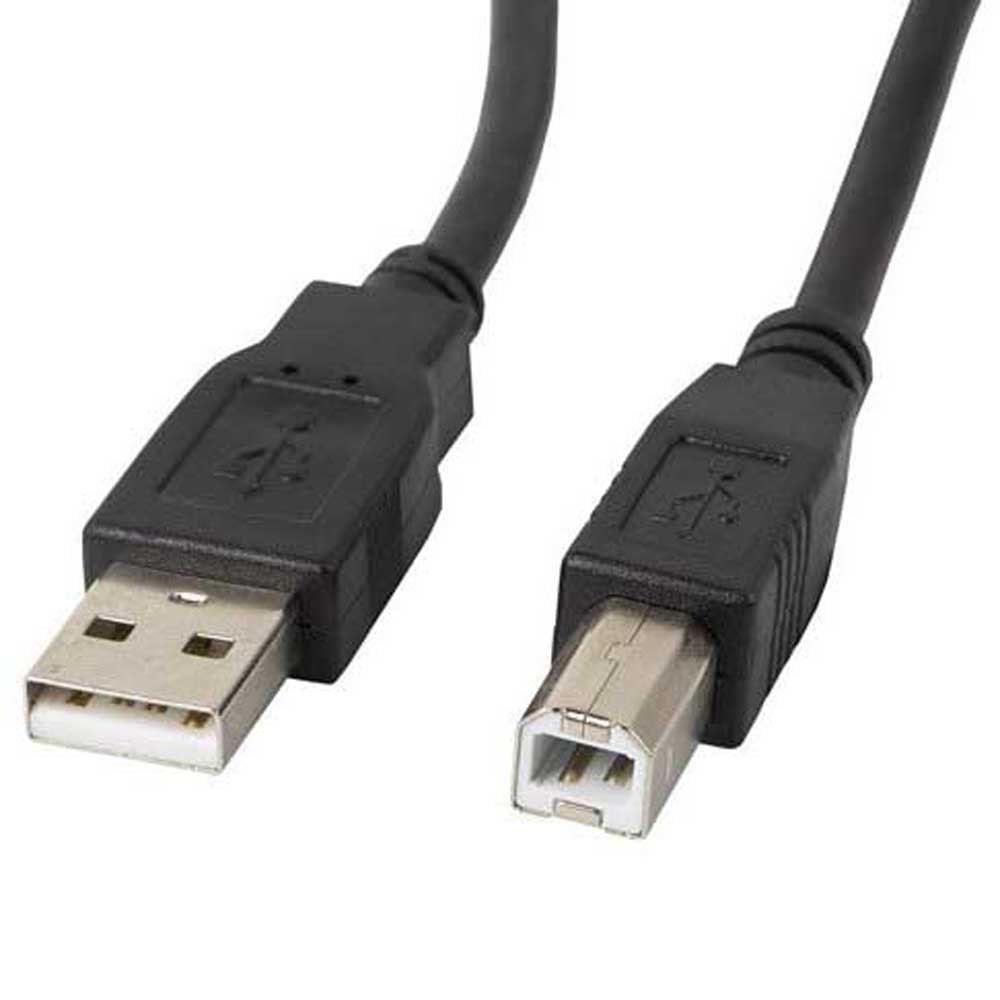 Lanberg CA-USBA-11CC-0010-BK USB cable 1 m 2.0 USB B Black