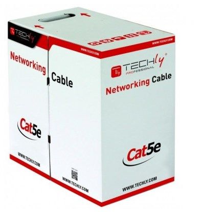 Techly F/UTP Hank Cable Cat.5E CCA 305m Solid Outdoor Black ITP8-RIS-0305LO_1