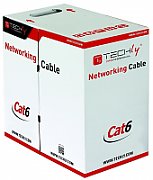 Techly U/UTP Hank Cable Cat.6 CCA 305m Solid Grey