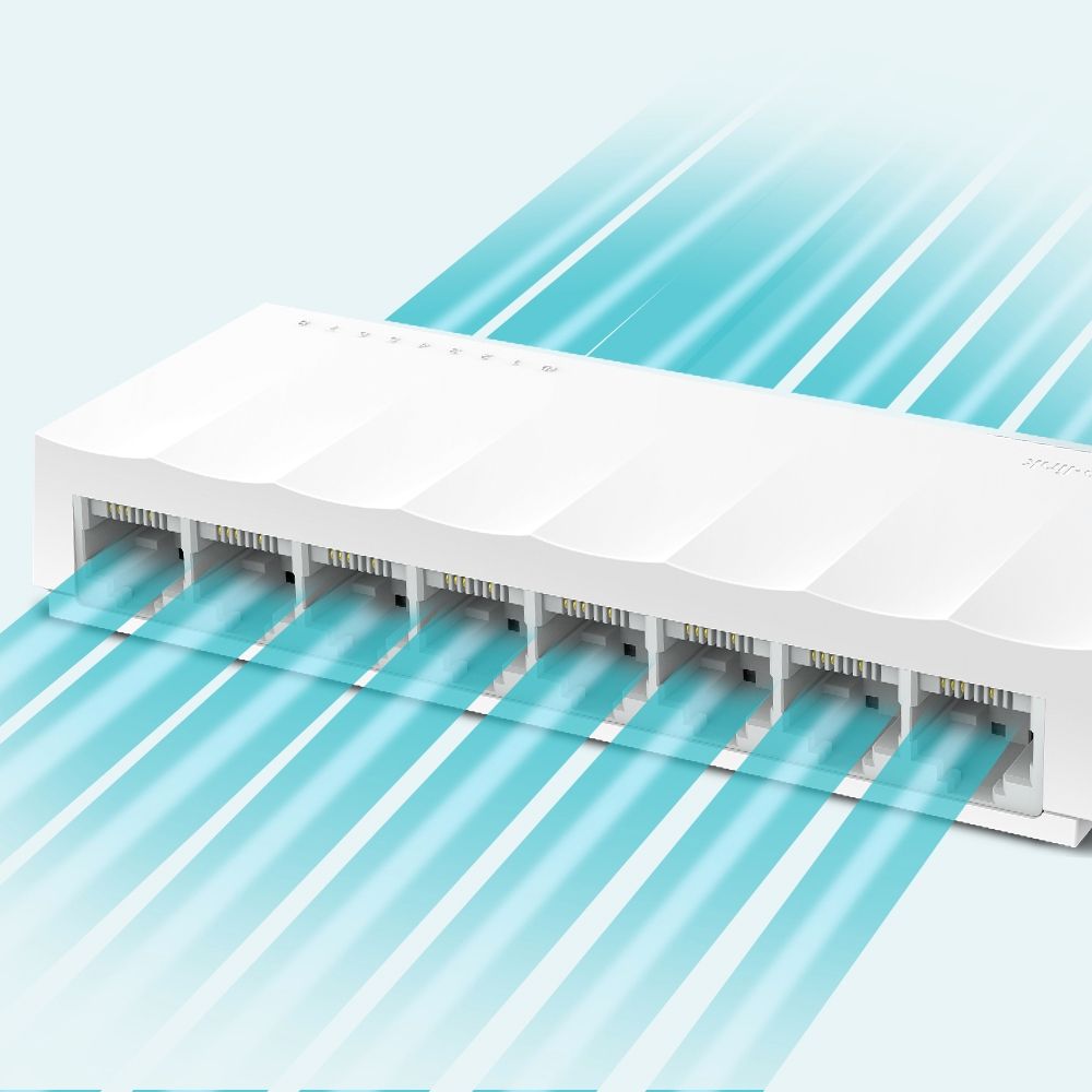 TP-LINK LS1008 Unmanaged Fast Ethernet (10/100) White_5