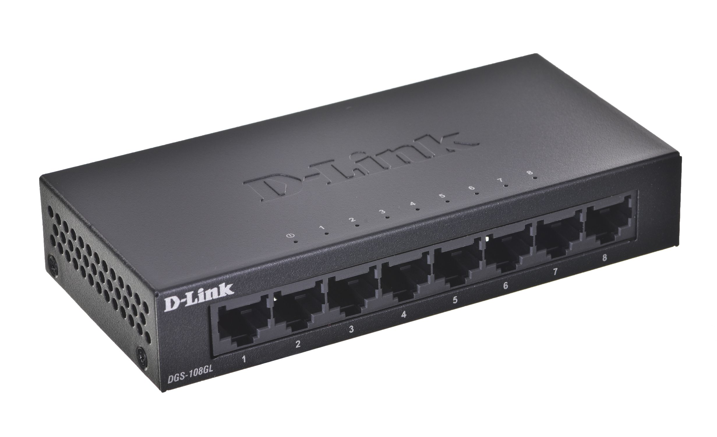 D-Link DGS-108GL Unmanaged Gigabit Ethernet (10/100/1000) Black_2