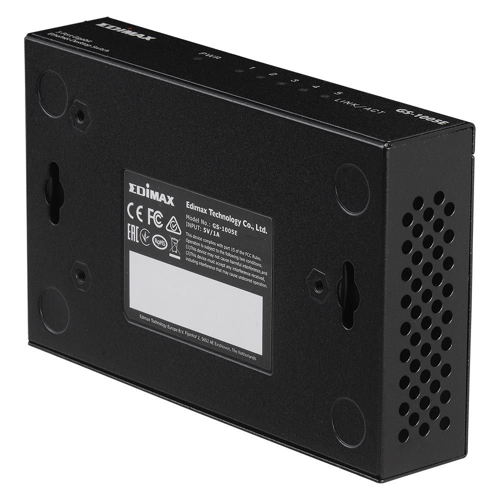 Edimax GS-1005E network switch Unmanaged Gigabit Ethernet (10/100/1000) Black_5