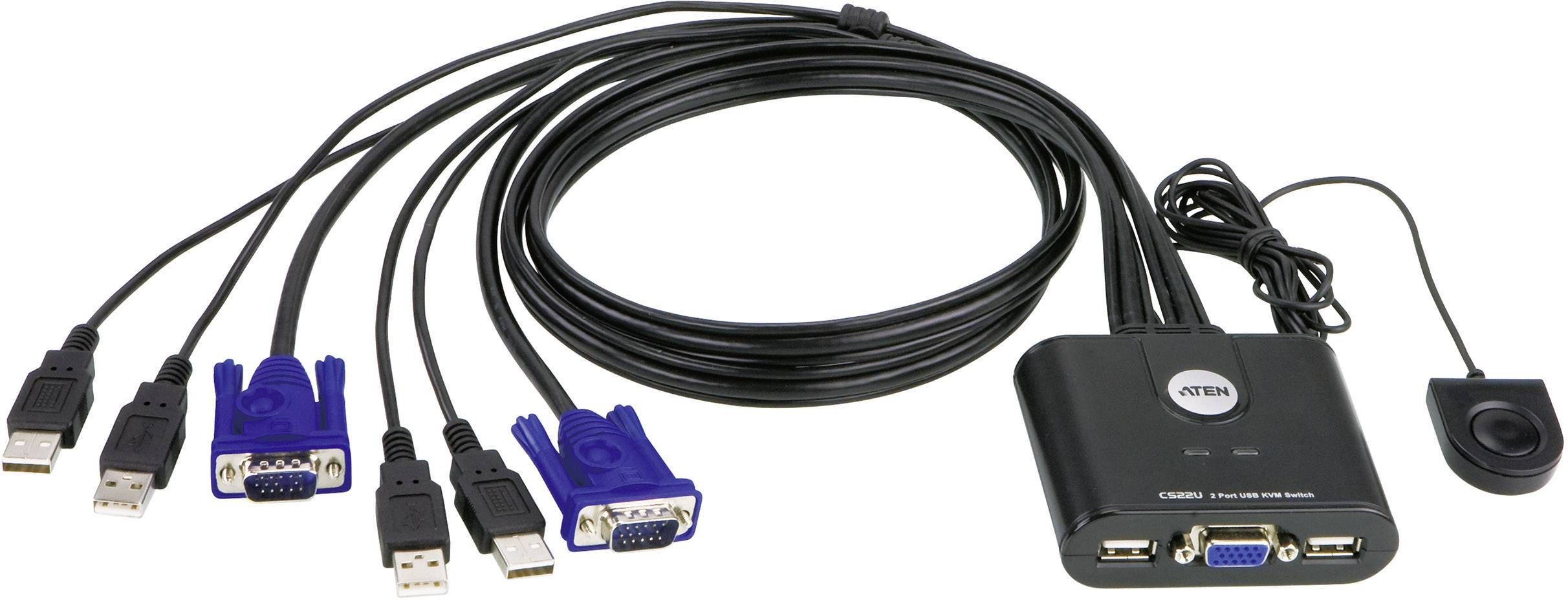 Aten 2-Port USB VGA KVM Switch_1