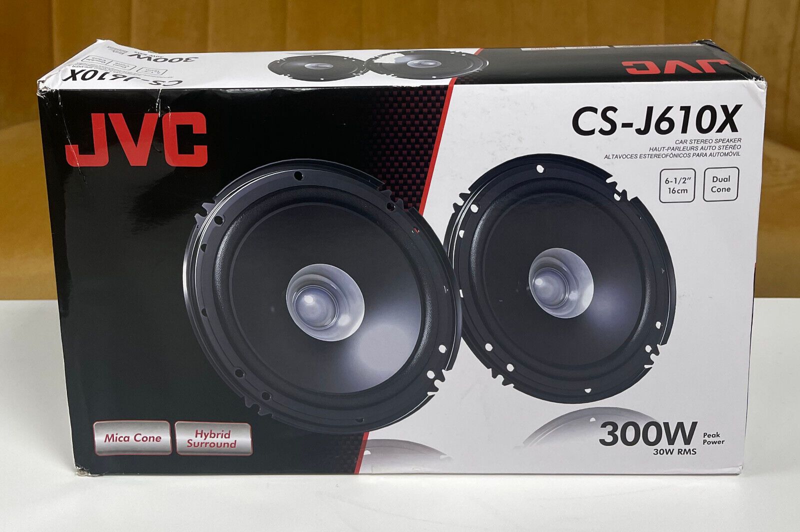 JVC CS-J610X car speaker 2-way 300 W Round 2 pc(s)