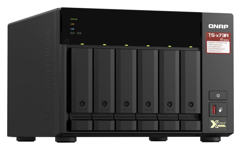 QNAP TS-673A-8G NAS/storage server Tower Ethernet LAN Black V1500B_2