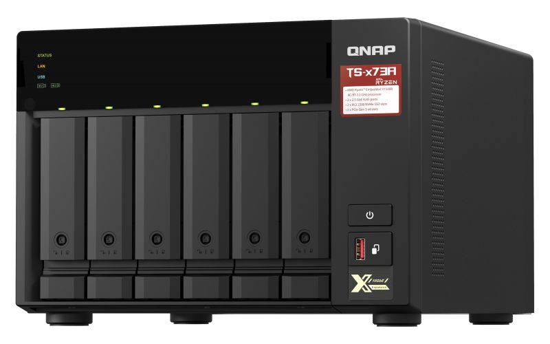 QNAP TS-673A-8G NAS/storage server Tower Ethernet LAN Black V1500B_3