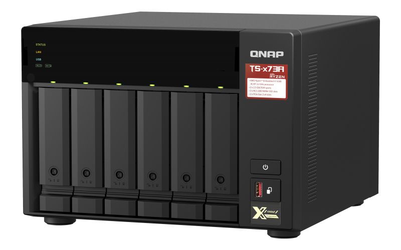 QNAP TS-673A-8G NAS/storage server Tower Ethernet LAN Black V1500B_5