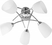 Activejet ceiling light NIKITA 5P E37 5x40W Nickel