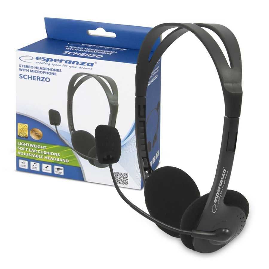Esperanza EH102 headphones/headset Head-band Black
