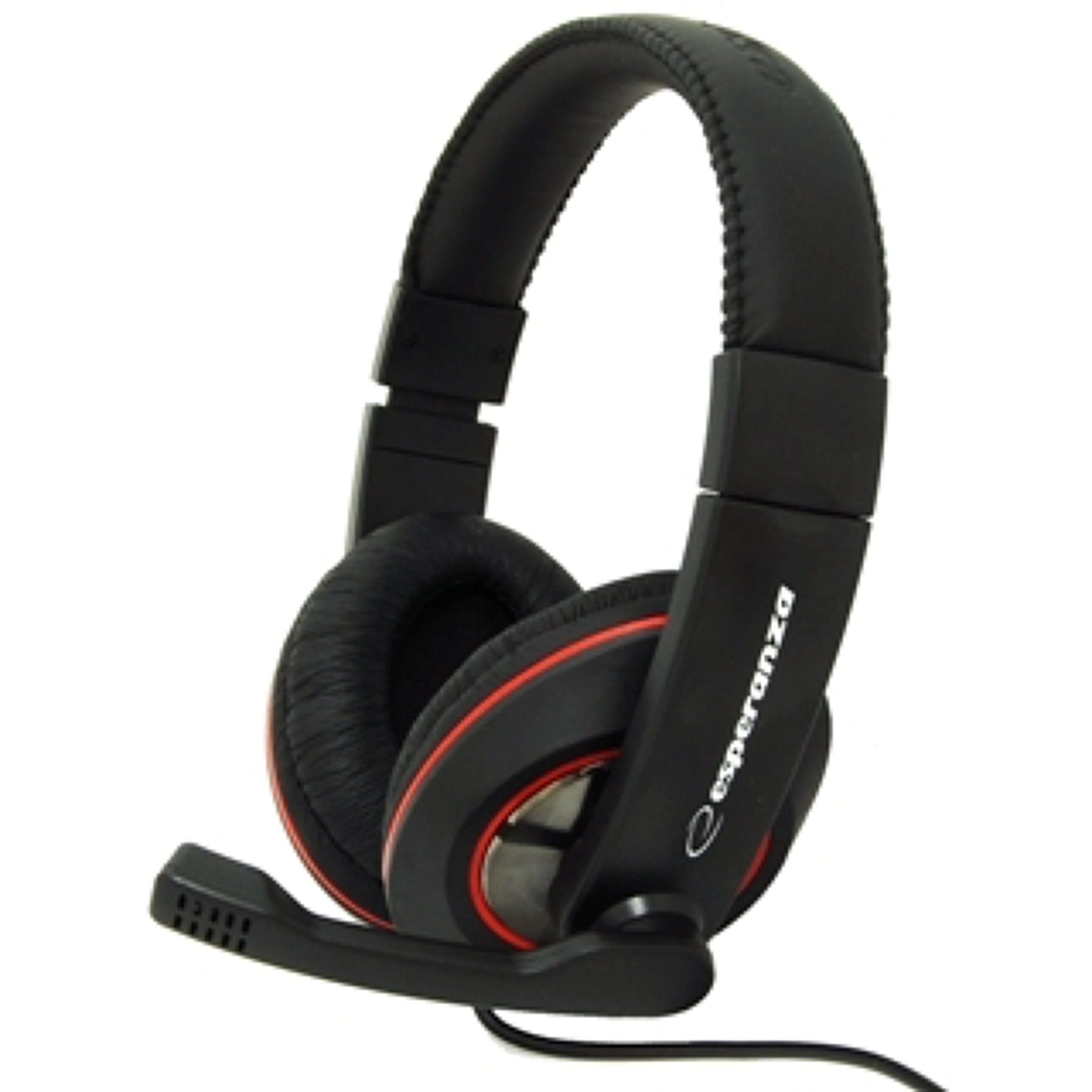 Esperanza EH118 headphones/headset Head-band Black, Red