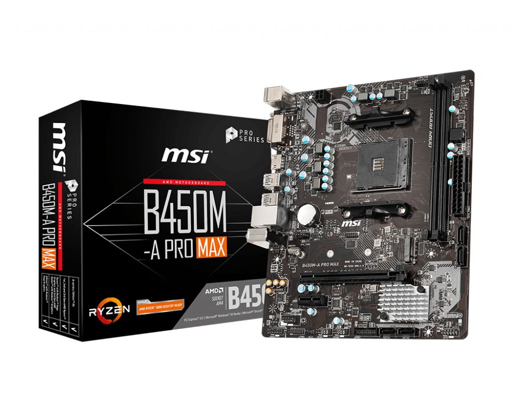 MSI B450M-A PRO MAX motherboard AMD B450 Socket AM4 micro ATX_2