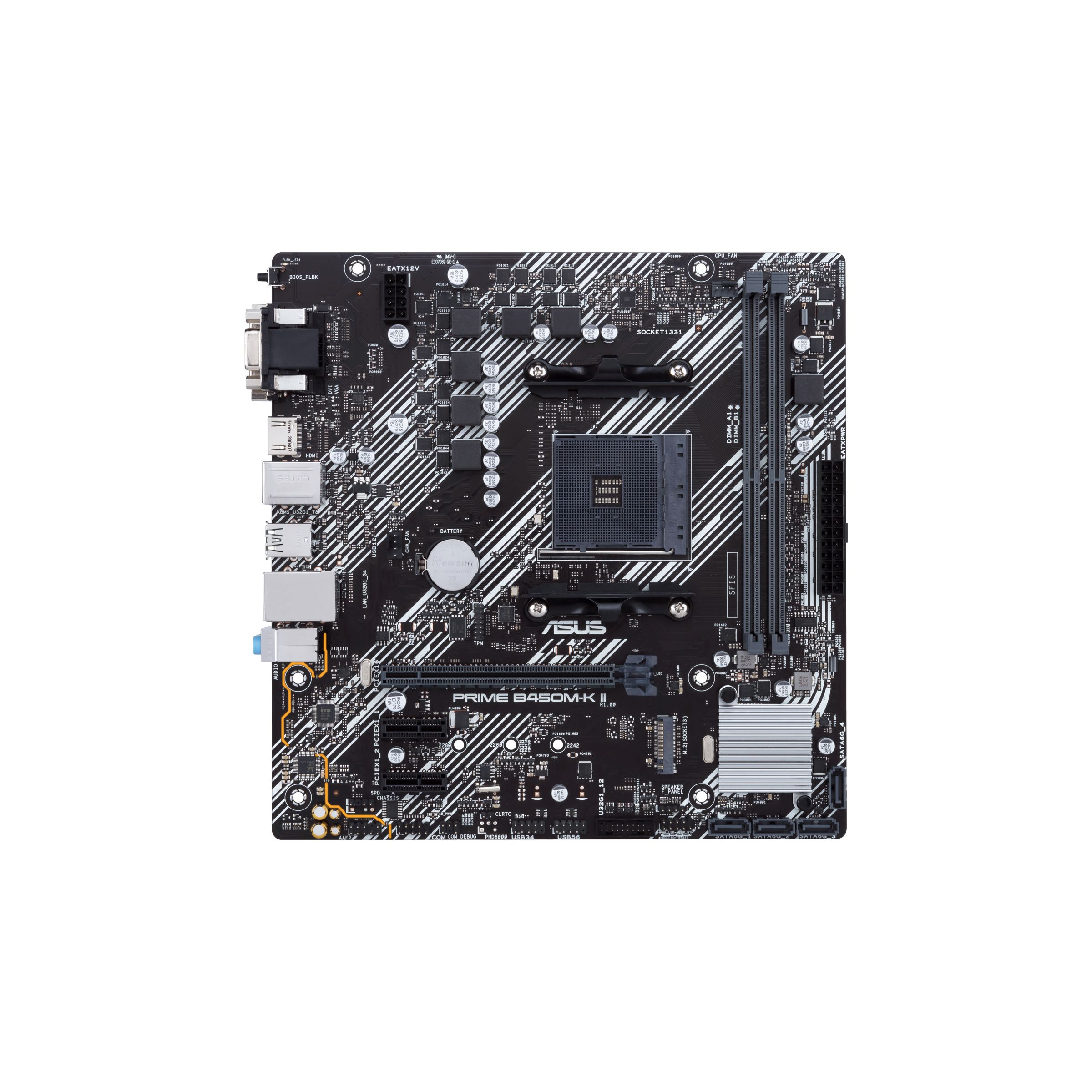 ASUS Prime B450M-K II AMD B450 Socket AM4  micro ATX_1