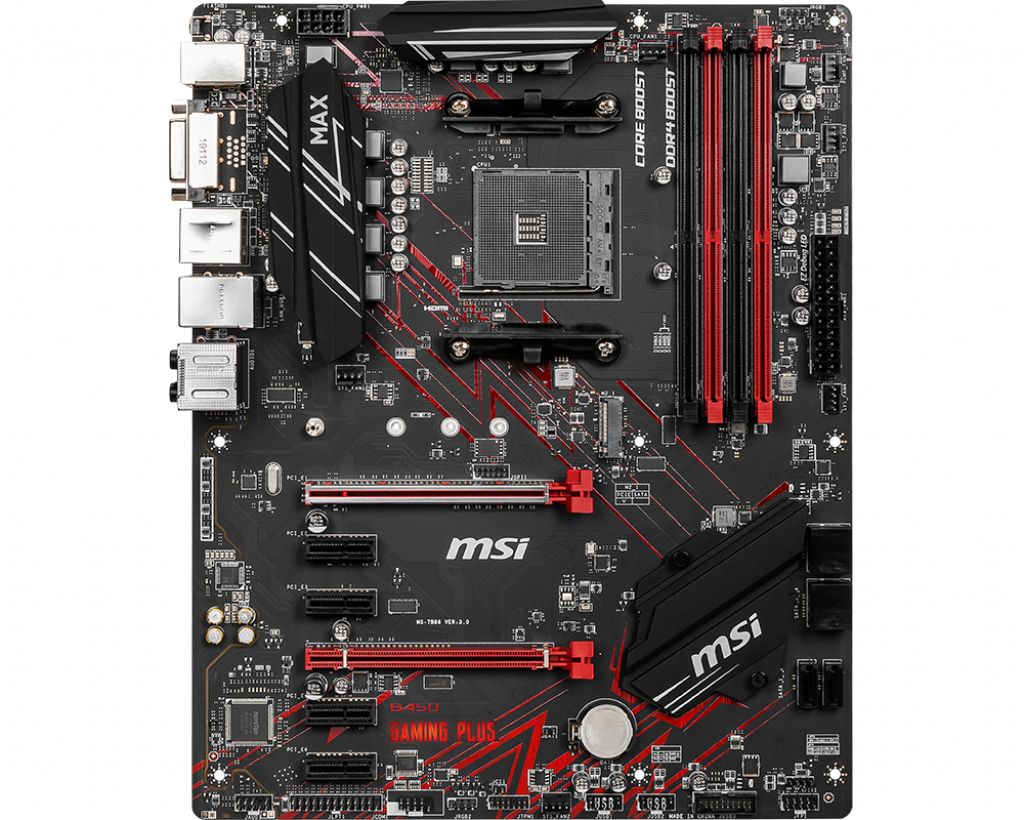 MSI B450 GAMING PLUS MAX motherboard AMD B450 Socket AM4 ATX_1