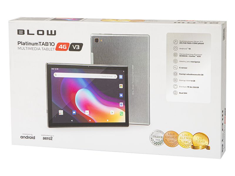 Tablet BLOW PlatinumTAB10 4G V3 + 4GB/64GB octa core case_4