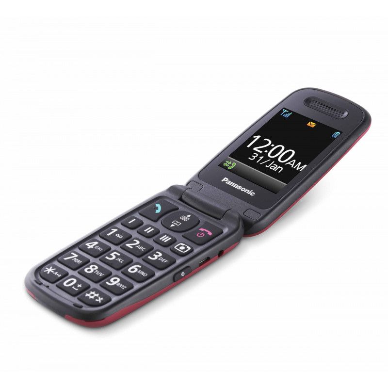Mobile phone GSM Panasonic KX-TU 446 EXR for Seniors Red_6