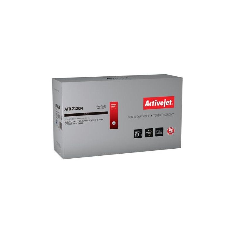 Activejet ATB-2120N toner for Brother printer Brother TN-2120 replacement Supreme 2500 pages black