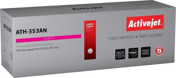 Activejet ATH-353AN toner for HP printer HP CF353A replacement Supreme 1100 pages magenta