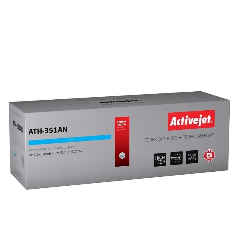 Activejet ATH-351AN toner for HP printer HP CF351A replacement Supreme 1100 pages cyan