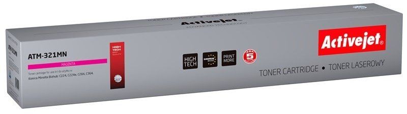 Activejet ATM-321MN toner for Konica Minolta printer Konica Minolta TN321M replacement Supreme 25000 pages magenta