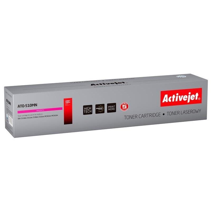 Activejet ATO-510MN toner for OKI printer OKI 44469722 replacement Supreme 5000 pages magenta