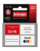 Cartus cerneala Activejet ACC-36N ,Black/tri-color ,12.5 ml (compatibil cu Canon pgi-36) 