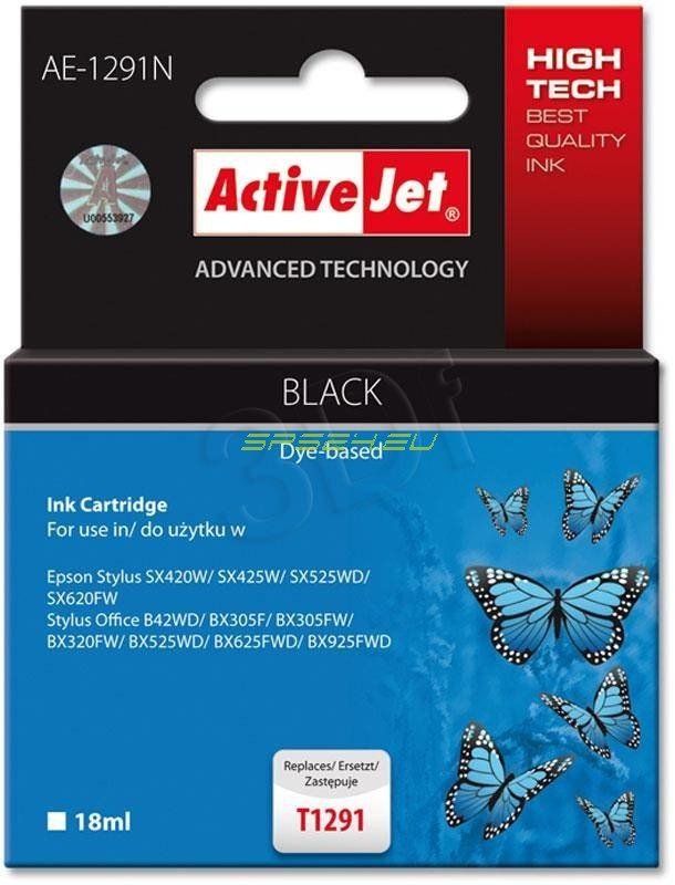 Cartus cerneala Activejet AE-1291N ,Negru ,18 ml (compatibil cu Epson AE-1291N)