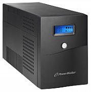 UPS PowerWalker VI 3000 SCL, 3000 VA, 1800 W, cu management, line-interactive, 4x Schuko, 1x RJ45, 12.0V/9.0Ah Tower, Negru