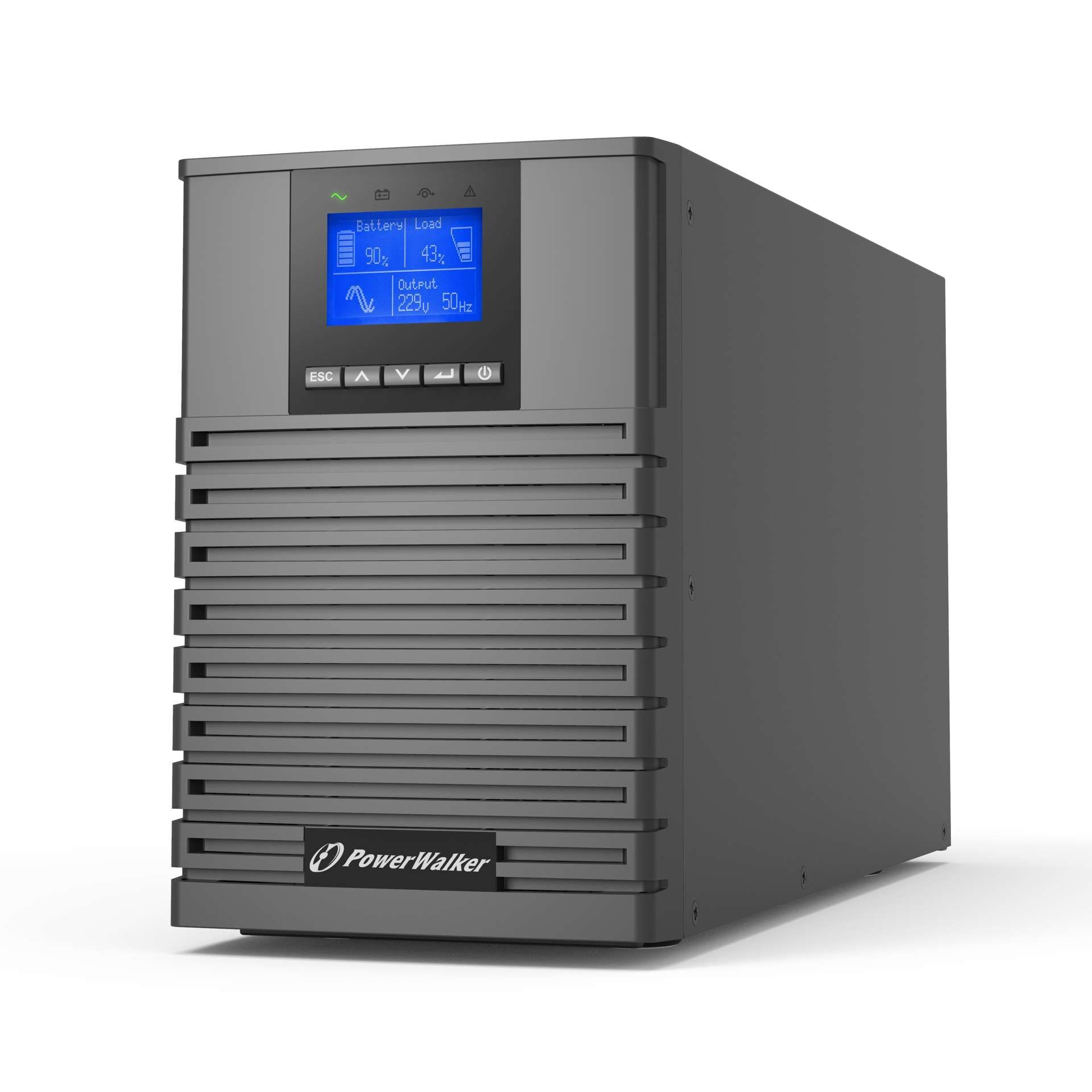 PowerWalker VFI 1500 ICT IoT Double-conversion (Online) 1.5 kVA 1500 W 4 AC outlet(s)