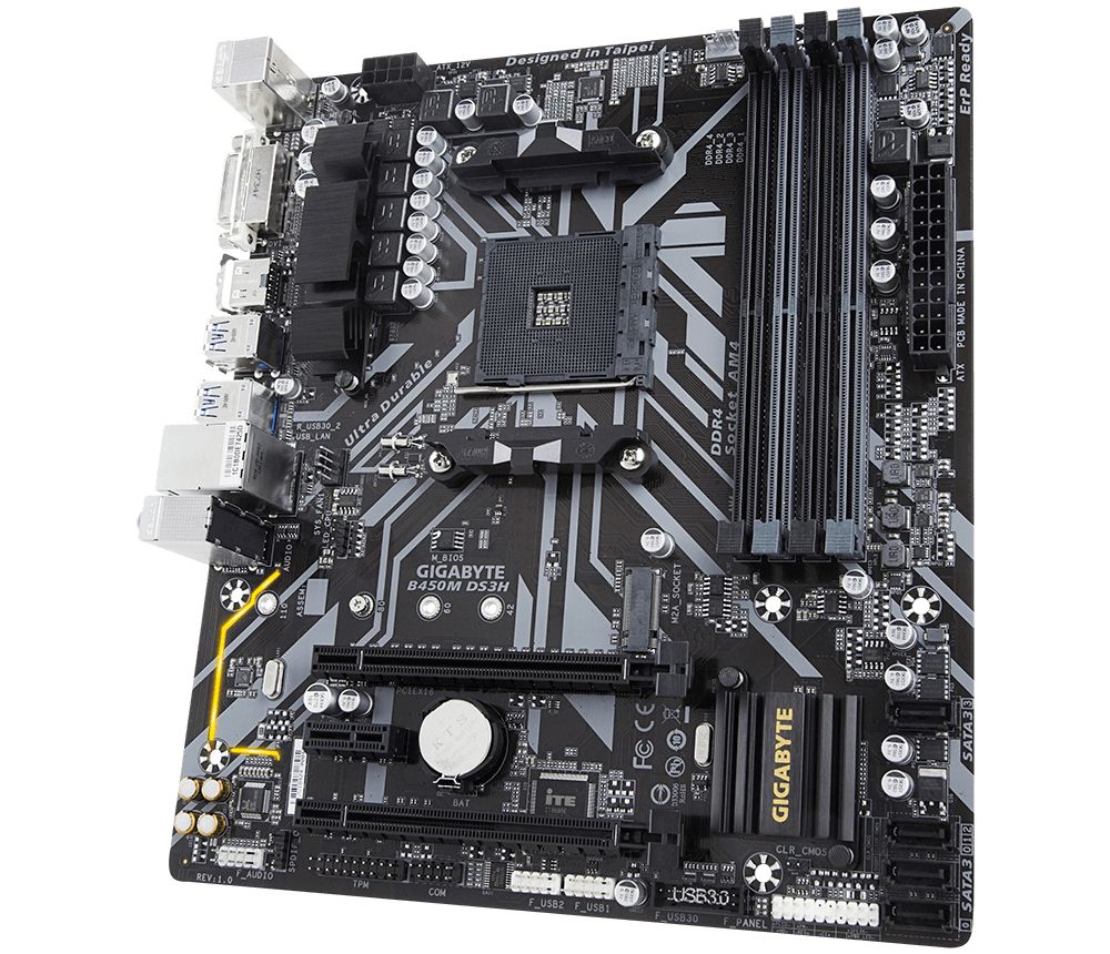 Gigabyte B450M DS3H motherboard AMD B450 Socket AM4 micro ATX_4