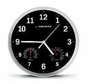 Esperanza EHC016K Mechanical wall clock Round Black