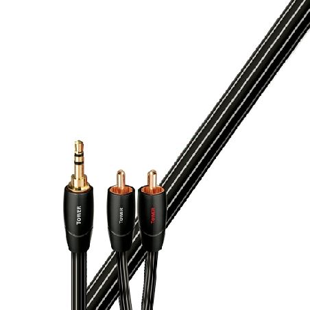 Cablu audio 3.5mm - 2RCA AudioQuest Tower 5m_1