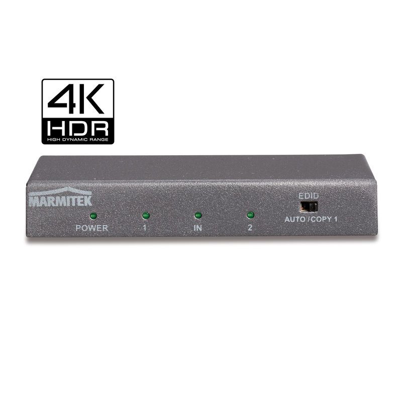 Multiplicator Splitter HDMI Marmitek 612 UHD 2.0 cu 4K60 (4:4:4), suport UHD – 1in/2out_1