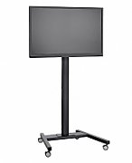 Stand TV podea mobil  Vogels T1544 / T1844 / T2044 NEGRU, TV max 200cm diagonala si  max 80 kg
