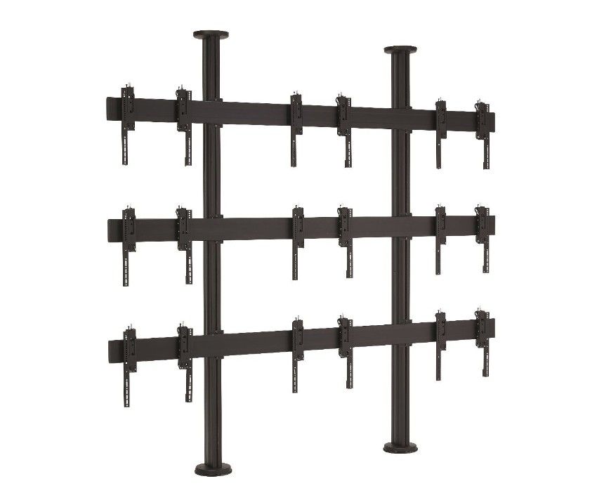 Stand Videowall 3x3 Vogel's FCVW3347 de podea-tavan, ecrane de 46 -47 , max53kg/display