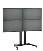 Stand VideoWALL Vogel's cu baza mobila 2x2