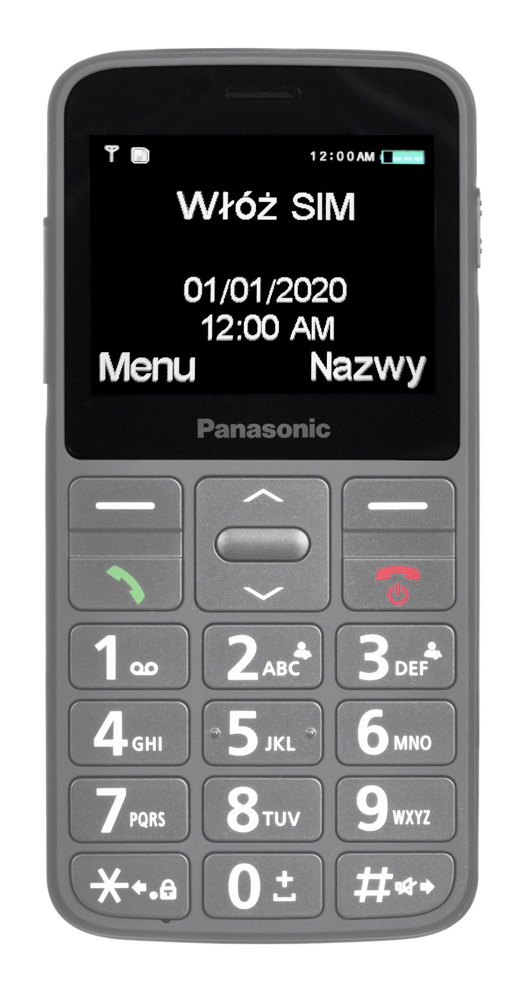 MOBILE PHONE PANASONIC PANASONIC KX-TU160EXG Gray_1