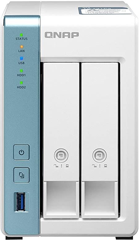 QNAP TS-231P3 NAS Tower Ethernet LAN Turquoise, White Alpine AL-214_4
