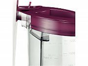Bosch MES25C0 juice maker Centrifugal juicer Cherry,Transparent,White 700 W