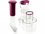 Bosch MES25C0 juice maker Centrifugal juicer Cherry,Transparent,White 700 W