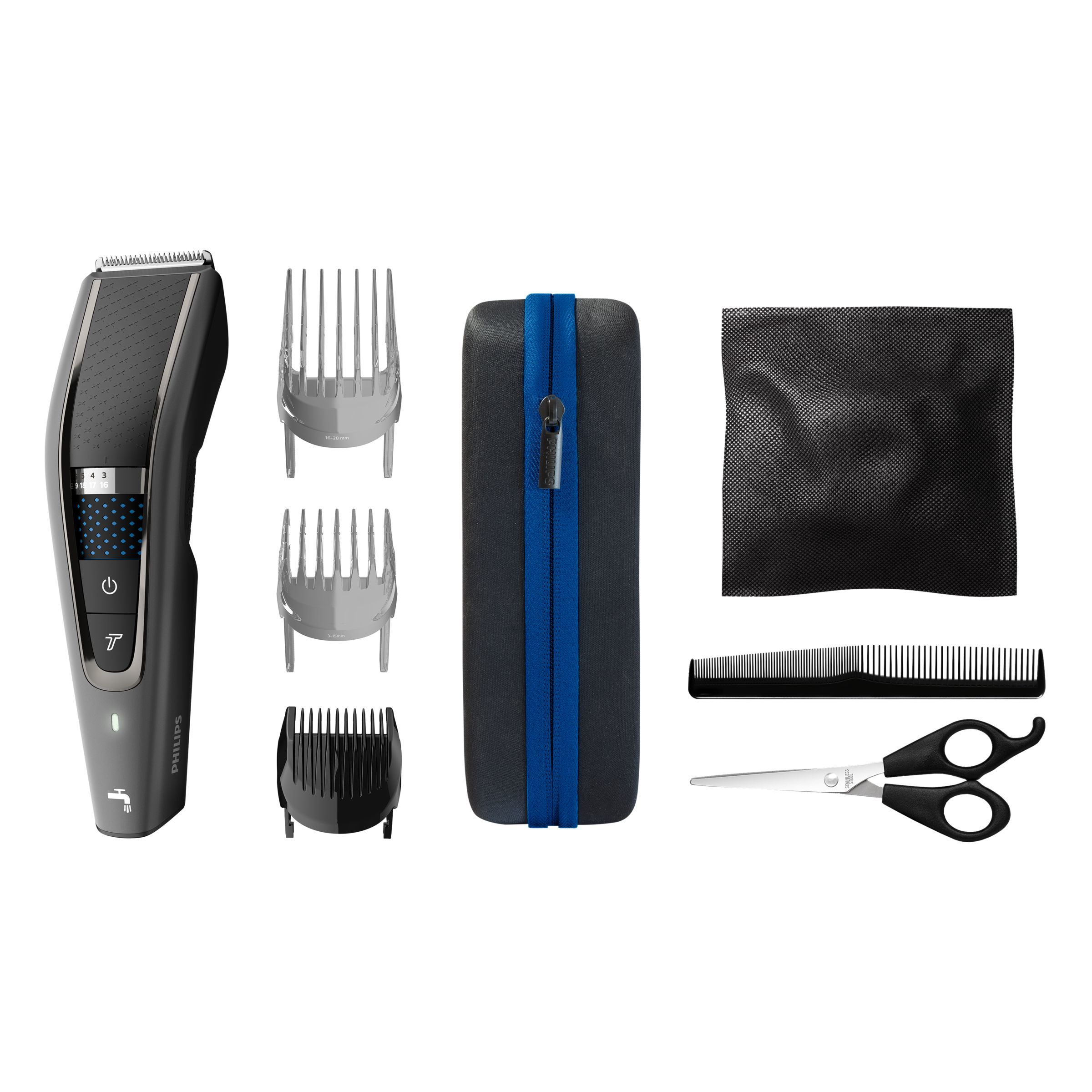 Philips HAIRCLIPPER Series 7000 HC7650/15 hair trimmers/clipper Black, Grey