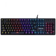 KIT gaming SPACER USB INVICTUS, tastatura RGB rainbow + mouse optic 7 culori, black,  SPGK-INVICTUS    (include TV 0.75 lei)